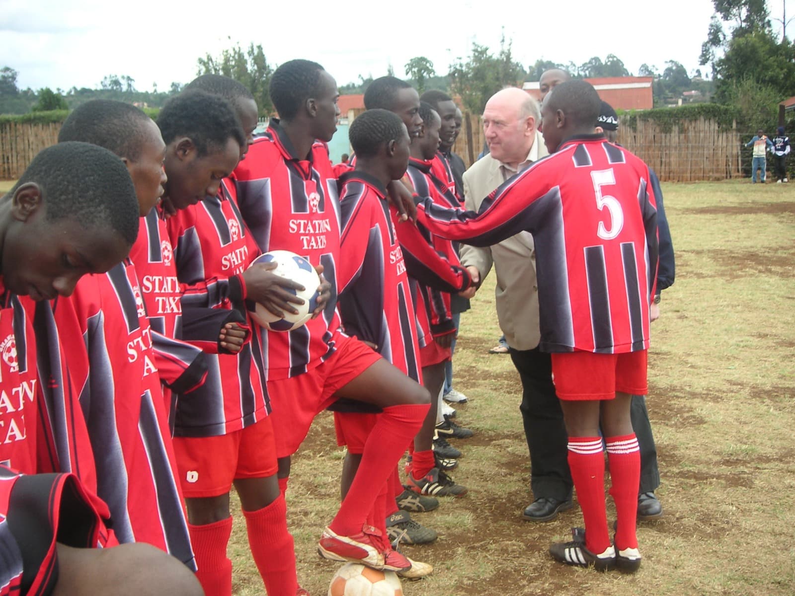 Sports outreach in Kenya